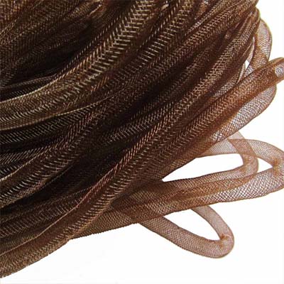 Lószőr cső szalag 8mm átmérővel - BROWN